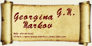 Georgina Markov vizit kartica
